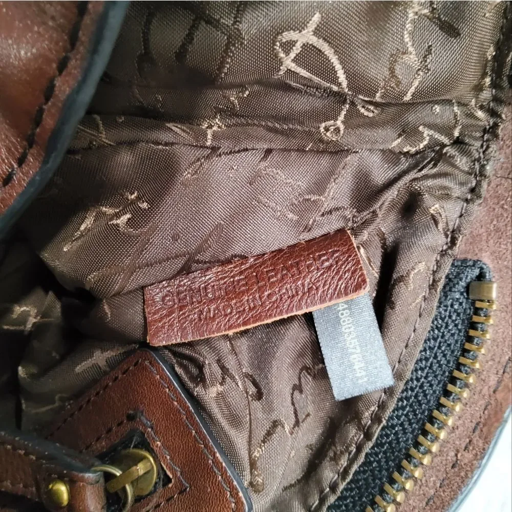 Fossil Fifty Four Whitney Suede Hobo Bag